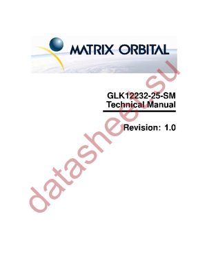GLK12232-25-SM-WB datasheet  